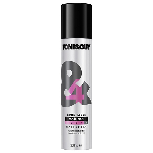 TONI&GUY Лак-спрей для волос СИЛЬНАЯ ФИКСАЦИЯ на целый день Body Amplify Creation Hairspray