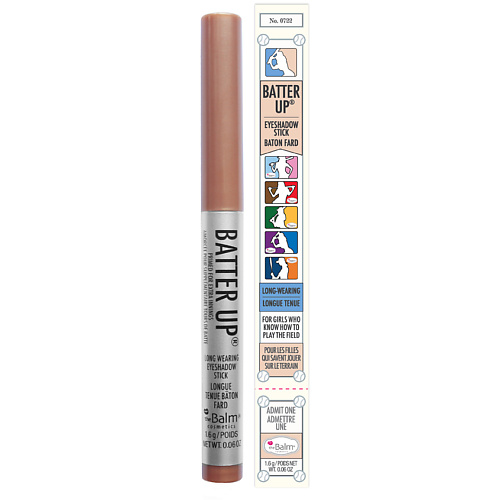 Тени THEBALM -стик устойчивые кремовые BatterUp