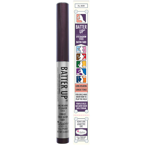 Тени THEBALM -стик устойчивые кремовые BatterUp