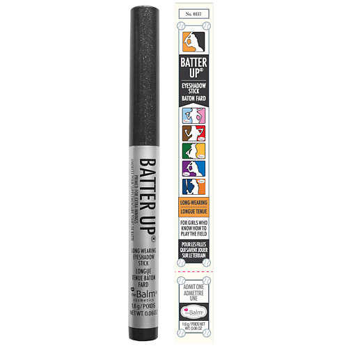 Тени THEBALM -стик устойчивые кремовые BatterUp