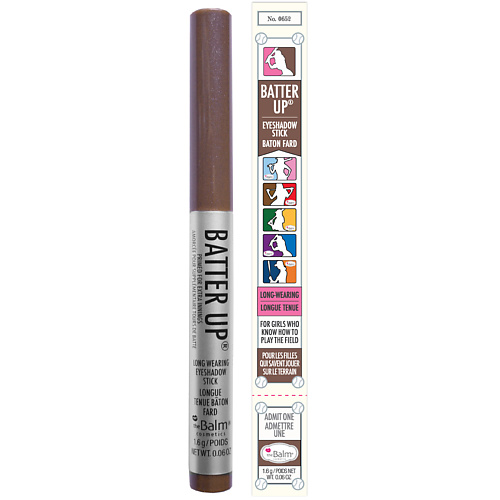 Тени THEBALM -стик устойчивые кремовые BatterUp