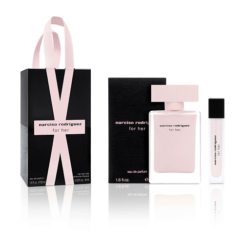 NARCISO RODRIGUEZ Набор Narciso Rodriguez for her eau de parfum набор шкафов моби муссон корпус белый фасад дуб эндгрейн элегантный 13 198 13 349