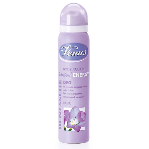 VENUS Дезодорант для тела Sensual Energy с ароматом Фрезии