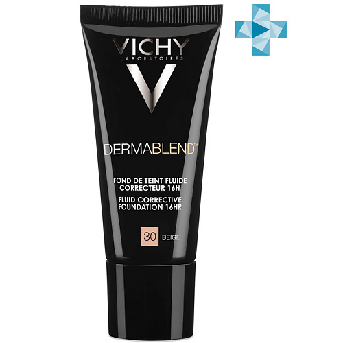 VICHY DERMABLEND Корректирующий тональный флюид, тон 30