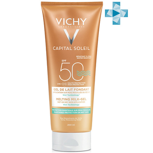 

VICHY Capital Soleil тающая эмульсия с технологией нанесения на влажную кожу SPF50
