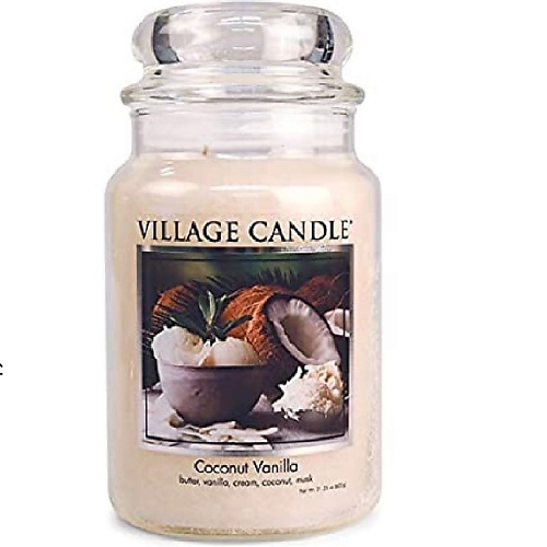 

VILLAGE CANDLE Ароматическая свеча "Coconut Vanilla", большая