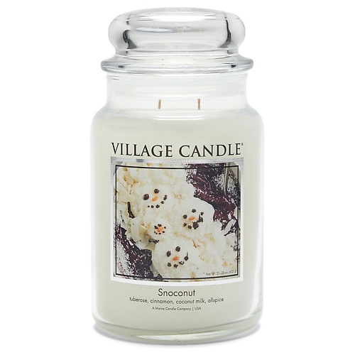 VILLAGE CANDLE VILLAGE CANDLE Ароматическая свеча Snoconut, большая 