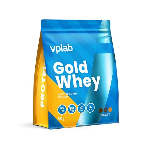 VPLAB Биоактивный натуральный сывороточный протеин Шоколад Gold Whey VPL000034 - фото 1