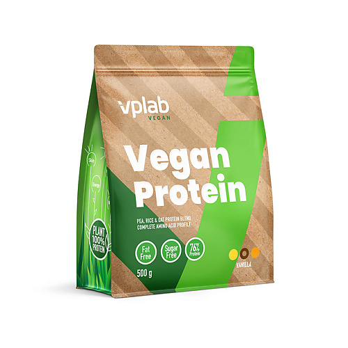 VPLAB Веганский протеин Vegan Protein Ваниль