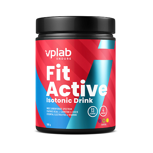 VPLAB Изотоник FitActive Isotonic Drink, Тропические фрукты