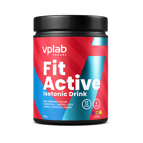 VPLAB Изотоник FitActive Isotonic Drink, Тропические фрукты VPL000042 - фото 1