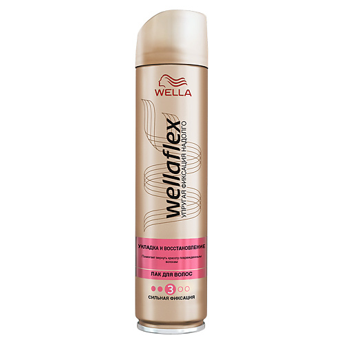 

WELLA Wellaflex Лак для волос "Укладка и восстановление" сильной фиксации