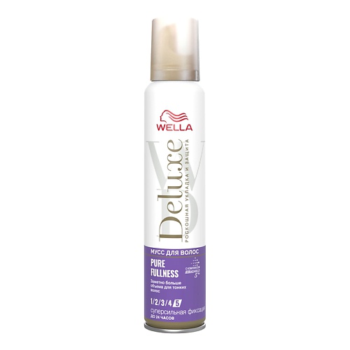 

WELLA Мусс для волос Deluxe PURE FULLNESS суперсильная фиксация