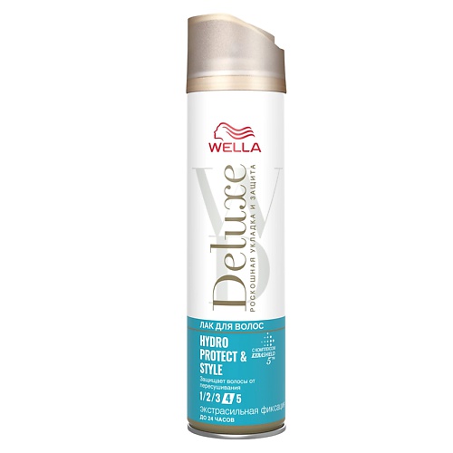 

WELLA Лак для волос Deluxe HYDRO PROTECT STYLING экстрасильная фиксация