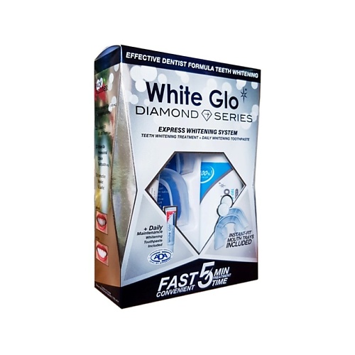 WHITE GLO Система экспресс-отбеливания зубов